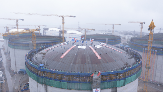 國內(nèi)首座大容量液化天然氣儲罐主體結(jié)構(gòu)完成 投產(chǎn)至今超2000萬噸